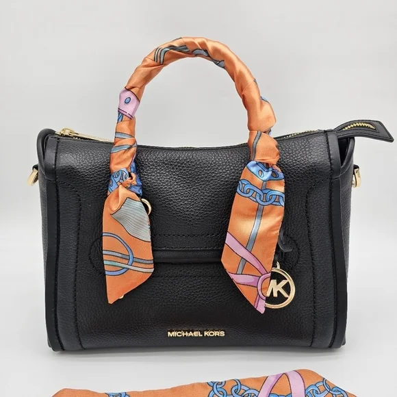 Skinny Scarf | Hand Bag, Neck Scarf (2 pieces) - Color Set #1 / Brand NEW - Picture 9 of 16